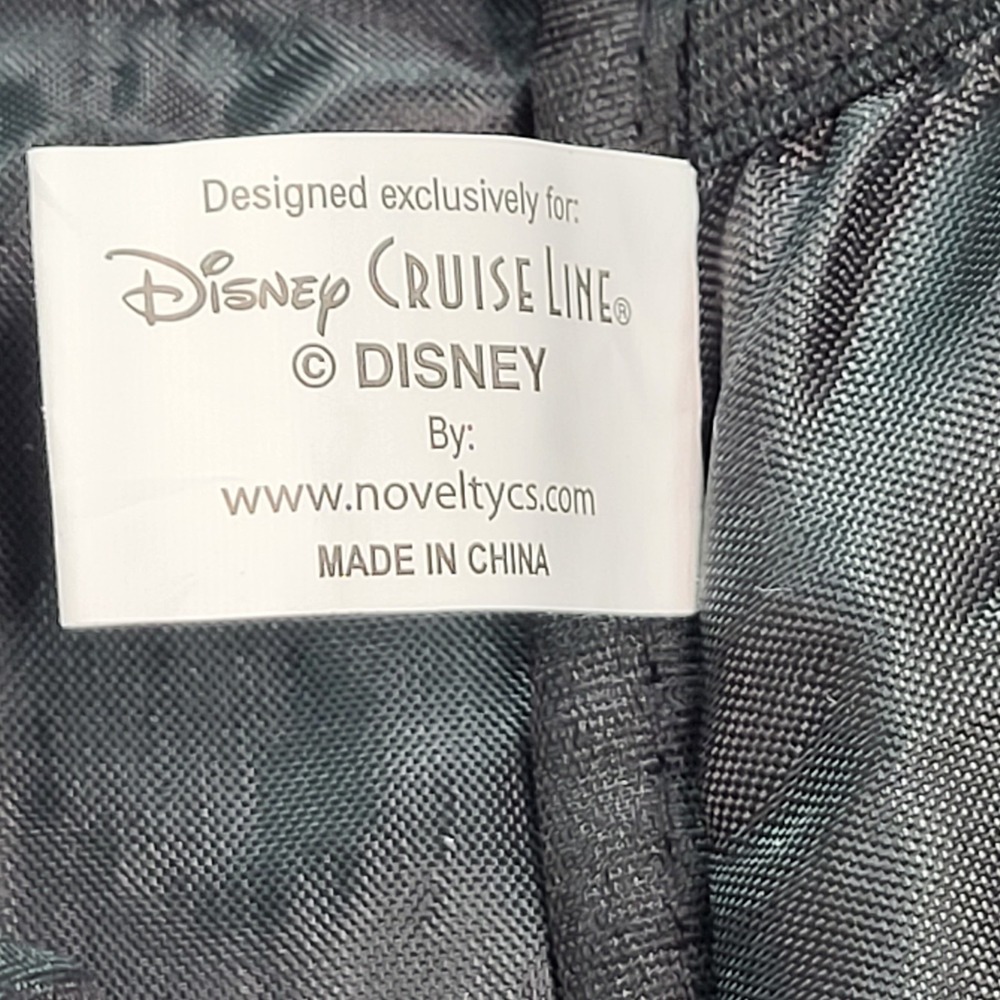 Disney Cruise Line Castaway Club Sling Backpack Blue Gray Shoulder Crossbody Bag - Picture 11 of 14